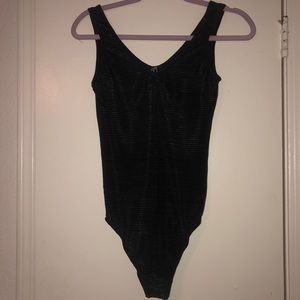 Poof Couture black tank bodysuit